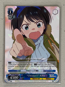 "Cheater!!" Ruka - KNK/W86-E080 R - Weiss Schwarz Rent-A-Girlfriend