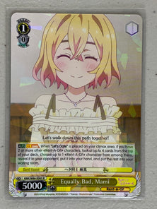 Equally Bad, Mami - KNK/W86-E005 R - Weiss Schwarz Rent-A-Girlfriend