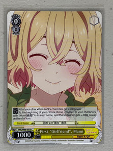 First "Girlfriend", Mami - KNK/W86-E010 C - Weiss Schwarz Rent-A-Girlfriend
