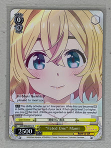 "Fated One" Mami - KNK/W86-E012 C - Weiss Schwarz Rent-A-Girlfriend