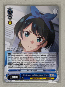 Girlfriend and Girlfriend, Ruka - KNK/W86-E086 U - Weiss Schwarz Rent-A-Girlfriend
