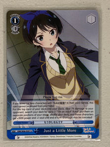 Just a Little More - KNK/W86-E097 U - Weiss Schwarz Rent-A-Girlfriend