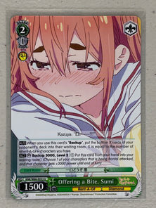 Offering a Bite, Sumi - KNK/W86-E033 U - Weiss Schwarz Rent-A-Girlfriend