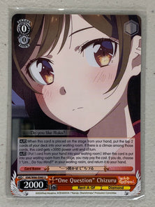 "One Question" Chizuru - KNK/W86-E060 U - Weiss Schwarz Rent-A-Girlfriend