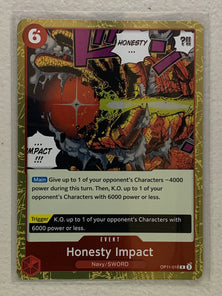 Honesty Impact - OP11-018 R - One Piece A Fist of Divine Speed OP-11