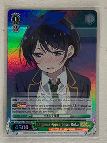 Original Appearance, Ruka - KNK/W86-TE03S SR - Weiss Schwarz Rent-A-Girlfriend