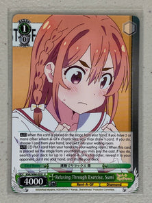 Relaxing Through Exercise, Sumi - KNK/W86-E031 U - Weiss Schwarz Rent-A-Girlfriend
