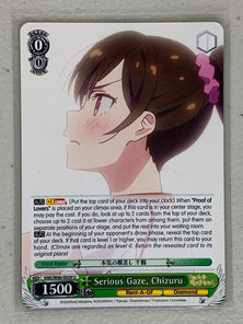 Serious Gaze, Chizuru - KNK/W86-E029 U - Weiss Schwarz Rent-A-Girlfriend