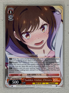 Sudden Visitor, Chizuru - KNK/W86-E062 U - Weiss Schwarz Rent-A-Girlfriend