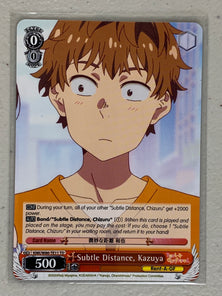 Subtle Distance, Kazuya - KNK/W86-TE11 TD - Weiss Schwarz Rent-A-Girlfriend