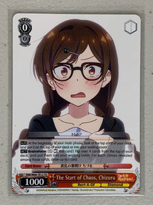 The Start of Chaos, Chizuru - KNK/W86-TE12 TD - Weiss Schwarz Rent-A-Girlfriend