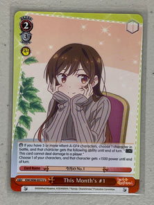 This Month's #1 - KNK/W86-E073 U - Weiss Schwarz Rent-A-Girlfriend