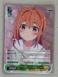 Waiting Impatiently, Sumi - KNK/W86-E027 R - Weiss Schwarz Rent-A-Girlfriend