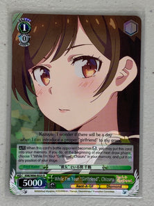 While I'm Your "Girlfriend", Chizuru - KNK/W86-E025 R - Weiss Schwarz Rent-A-Girlfriend