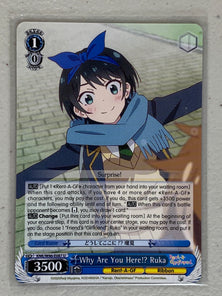 Why Are You Here!? Ruka - KNK/W86-E087 U - Weiss Schwarz Rent-A-Girlfriend