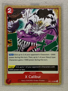 X Calibur - OP11-020 UC - One Piece A Fist of Divine Speed OP-11