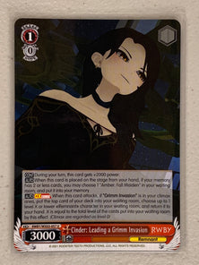 Cinder: Leading a Grimm Invasion - RWBY/WX03-057 U - Weiss Schwarz RWBY
