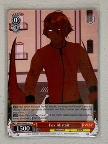 Fox Alistair - RWBY/WX03-065 C - Weiss Schwarz RWBY