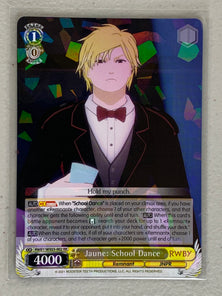 Jaune: School Dance - RWBY/WX03-002 RR - Weiss Schwarz RWBY