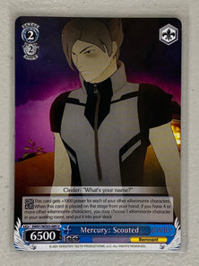 Mercury: Scouted - RWBY/WX03-089 U - Weiss Schwarz RWBY