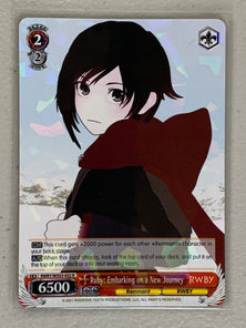 Ruby: Embarking on a New Journey - RWBY/WX03-052 R - Weiss Schwarz RWBY