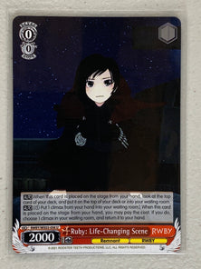 Ruby: Life-Chnaging Scene - RWBY/WX03-056 U - Weiss Schwarz RWBY