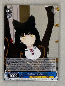 Uniform Blake - RWBY/WX03-091 C - Weiss Schwarz RWBY