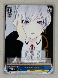 Uniform Weiss - RWBY/WX03-096 C - Weiss Schwarz RWBY