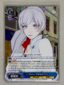 Weiss Schnee - RWBY/WX03-076 RR - Weiss Schwarz RWBY