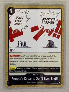 People's Dreams Don't Ever End!! - OP08- 096 C - One Piece Card Game Two Legends OP-08