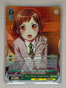 "Always Starting" Tsugumi Hazawa - BD/W54-E031SPa SP - Weiss Schwarz BanG Dream! Girls Band Party