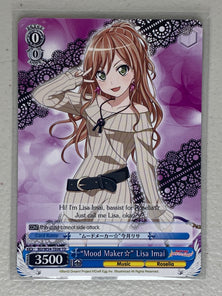 "Mood Maker" Lisa Imai - BD/W54-TE06 TD - Weiss Schwarz BanG Dream! Girls Band Party