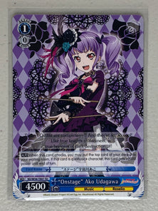"Onstage" Ako Udagawa - BD/W54-TE07 TD - Weiss Schwarz BanG Dream! Girls Band Party