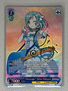 "Onstage" Hina Hikawa - BD/W54-E088SPMb SPM - Weiss Schwarz BanG Dream! Girls Band Party