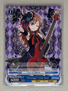 "Onstage" Lisa Iami - BD/W54-TE10 TD - Weiss Schwarz BanG Dream! Girls Band Party
