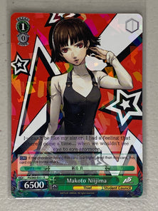 Makoto Niijima - P5/S45-E031 R - Weiss Schwarz Persona 5