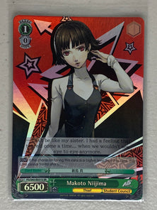 Makoto Niijima - P5/S45-E031S SR - Weiss Schwarz Persona 5