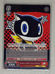 Morgana as MONA: Earnest Affection - P5/S45-E065 C - Weiss Schwarz Persona 5