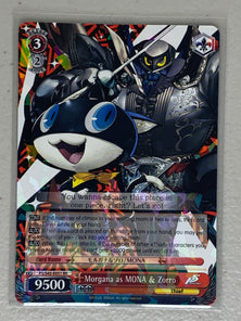 Morgana as MONA & Zorro - P5/S45-E051 RR - Weiss Schwarz Persona 5