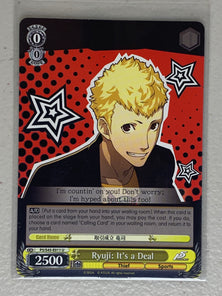 Ryuji: It's a Deal - P5/S45-E011 U - Weiss Schwarz Persona 5