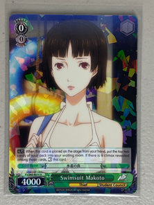 Swimsuit Makoto - P5/S45-E030 R - Weiss Schwarz Persona 5