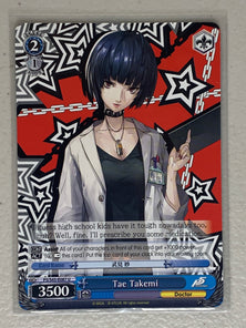 Tae Takemi - P5/S45-E087 U - Weiss Schwarz Persona 5