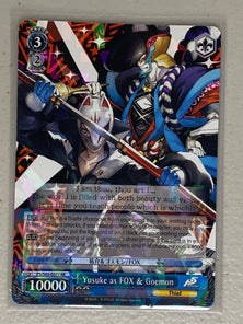 Yusuke as FOX & Goemon - P5/S45-E077 RR - Weiss Schwarz Persona 5