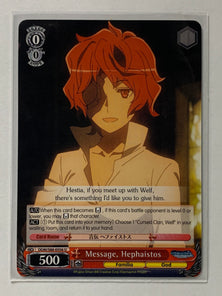 Message, Hephaistos - DDM/S88-E056 U - Weiss Schwarz Is It Wrong to Try to Pick Up Girls in a Dungeon