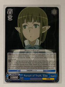 Pursuit of Truth, Eina - DDM/S88-E090 C - Weiss Schwarz Is It Wrong to Try to Pick Up Girls in a Dungeon