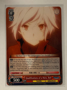 Qualifications of a Hero, Bell - DDM/S88-E055 U - Weiss Schwarz Is It Wrong to Try to Pick Up Girls in a Dungeon