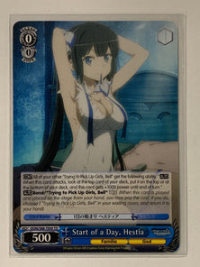 Start of a Day, Hestia - DDM/S88-TE09 TD - Weiss Schwarz Is It Wrong to Try to Pick Up Girls in a Dungeon