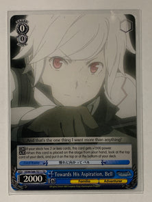 Towards His Aspiration, Bell - DDM/S88-TE11 TD - Weiss Schwarz Is It Wrong to Try to Pick Up Girls in a Dungeon