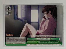 Being Serious in Creating Games - SHS/W56-E055 CC - Weiss Schwarz Saekano How to Raise a Boring Girlfriend