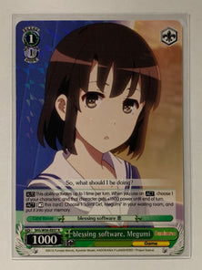 blessing software, Megumi - SHS/W56-E037 R - Weiss Schwarz Saekano How to Raise a Boring Girlfriend